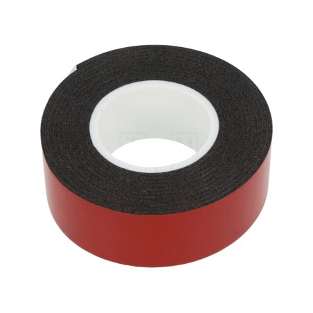Bandă de fixare dublă 19mm x 1,5m Adeziv acrilic | Electronic-mag.ro | Componente Electronice