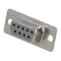 Conector D-Sub 9 Pin Mamă pentru Lipire | Electronic-mag.ro | Componente Electronice