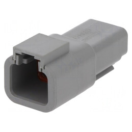 Conector cablu-cablu ATP tată 2 pini gri | Electronic-mag.ro | Componente Electronice