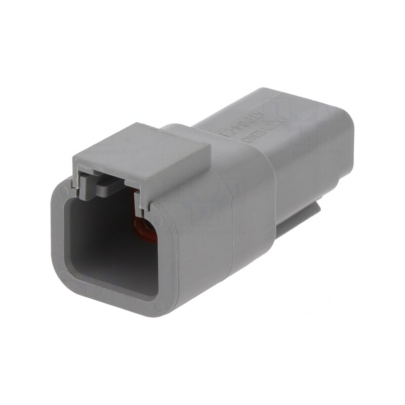 Conector cablu-cablu ATP tată 2 pini gri | Electronic-mag.ro | Componente Electronice