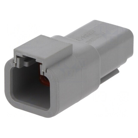 Conector cablu-cablu ATP tată 2 pini gri | Electronic-mag.ro | Componente Electronice