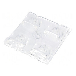 Lentilă LED Transparentă Pătrată 7mm | Electronic-mag.ro | Componente Electronice