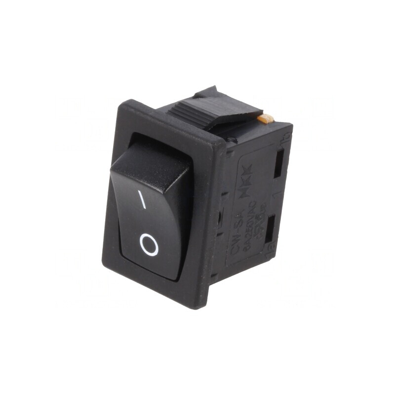 Rocker Switch ON-OFF 6A 250V Black | Electronic-mag.ro | Componente Electronice