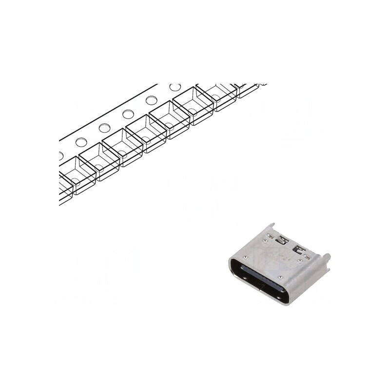 Soclu USB C pentru PCB SMT PIN 24 Gen2 USB 3.1 | Electronic-mag.ro | Componente Electronice Soclu USB C pentru PCB SMT PIN 24 Gen2 USB 3.1 | Electronic-mag.ro | Componente Electronice