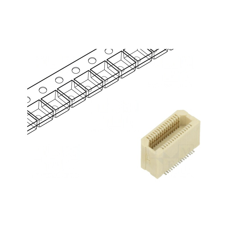 Conector PCB-PCB 30 PIN 0,5mm Vertical SMT | Electronic-mag.ro | Componente Electronice Conector PCB-PCB 30 PIN 0,5mm Vertical SMT | Electronic-mag.ro | Componente Electronice