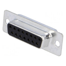Conector D-Sub 15 pini mamă pe cablu aurit | Electronic-mag.ro | Componente Electronice