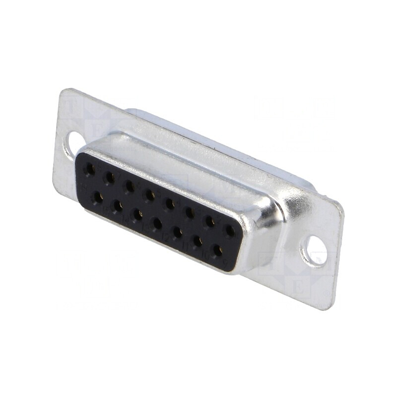 Conector D-Sub 15 pini mamă pe cablu aurit | Electronic-mag.ro | Componente Electronice