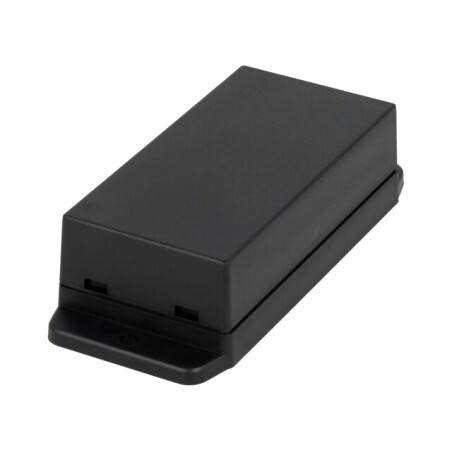 Carcasă Universală ABS Neagră 45.6mm x 90mm x 27.5mm | Electronic-mag.ro | Componente Electronice