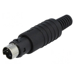 Mufă DIN mini tată 4 pini pentru cablu | Electronic-mag.ro | Componente Electronice