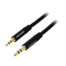 Cablu Audio Jack 2,5mm la 3,5mm 1,5m Negru