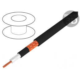 Cablu difuzor HELUSOUND 1x0,22mm2 Cu negru | Electronic-mag.ro | Componente Electronice