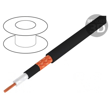 Cablu difuzor HELUSOUND 1x0,22mm2 Cu negru | Electronic-mag.ro | Componente Electronice