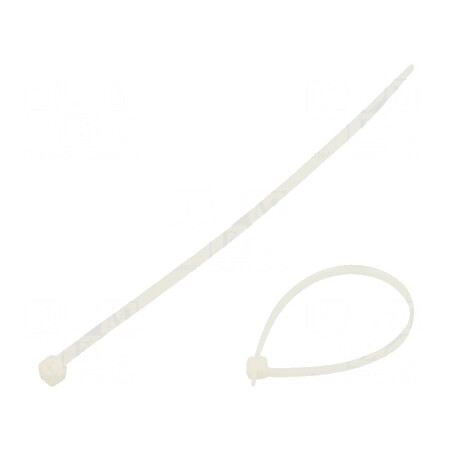 Colier de Strângere Poliamidă 200mm x 2,5mm Naturală | Electronic-mag.ro | Componente Electronice