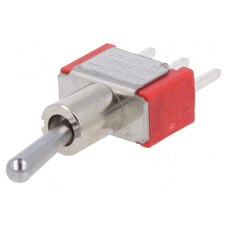 Comutator Basculant SPDT ON-ON 2A/250VAC 5A/28VDC | Electronic-mag.ro | Componente Electronice