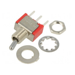 Comutator Basculant 2 Pozitii SPDT ON-ON 2A/250VAC 5A/28VDC | Electronic-mag.ro | Componente Electronice