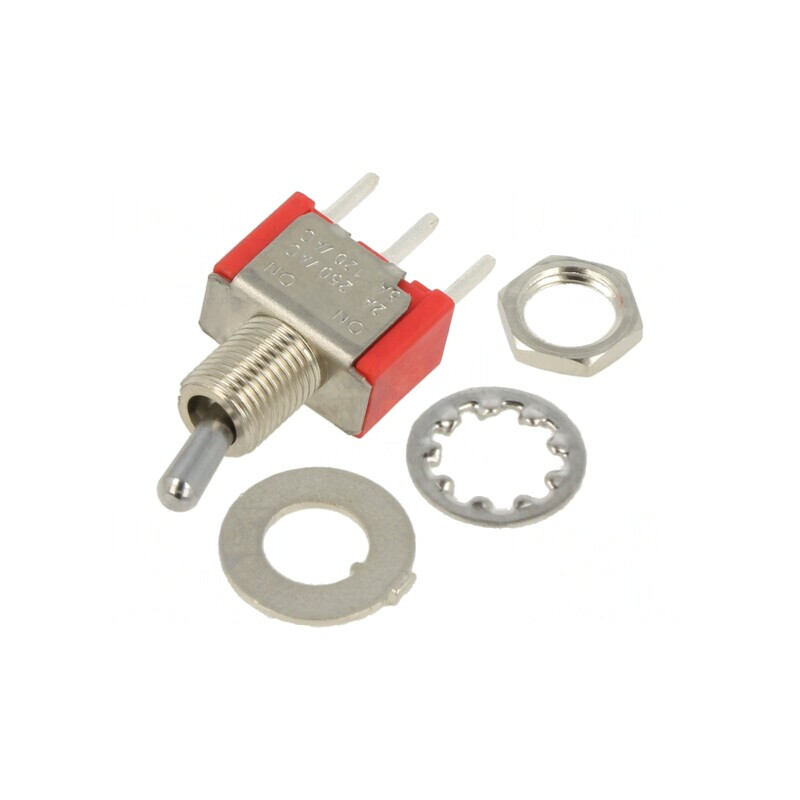 Comutator Basculant 2 Pozitii SPDT ON-ON 2A/250VAC 5A/28VDC | Electronic-mag.ro | Componente Electronice Comutator Basculant 2 Pozitii SPDT ON-ON 2A/250VAC 5A/28VDC | Electronic-mag.ro | Componente Electronice