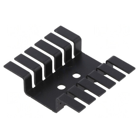 Heatsink TO220 Negru 9.52mm x 44.45mm x 37.34mm | Electronic-mag.ro | Componente Electronice
