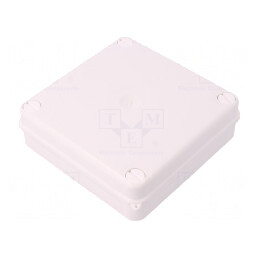 Cutie de Conexiuni IP55 Albă 135x135x58mm | Electronic-mag.ro | Componente Electronice