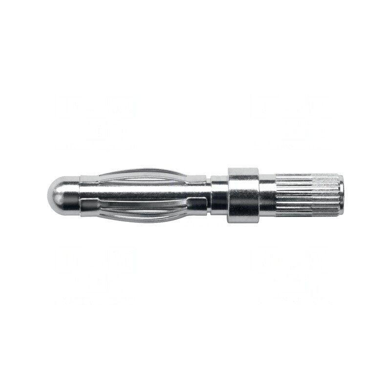 Mufă Banană 4mm Nichelată 30mm | Electronic-mag.ro | Componente Electronice