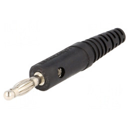 Mufă Banană 4mm 10A Neagră | Electronic-mag.ro | Componente Electronice