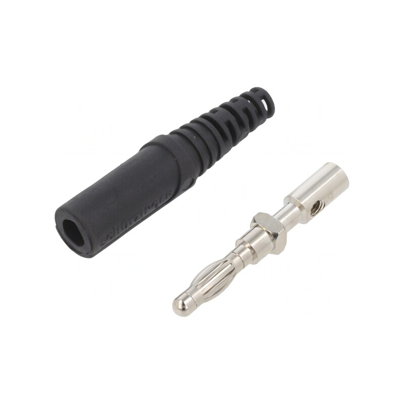 Mufă banană 4mm 32A neagră neizolată | Electronic-mag.ro | Componente Electronice Mufă banană 4mm 32A neagră neizolată | Electronic-mag.ro | Componente Electronice