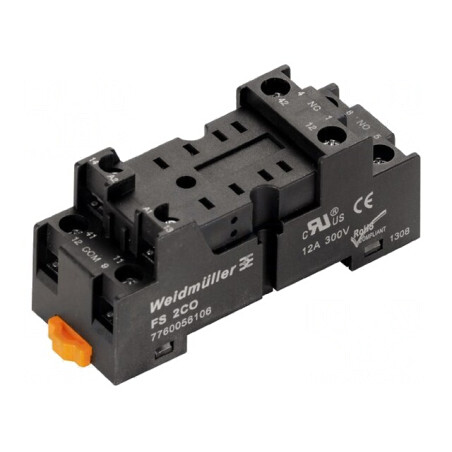 Stativ pentru șină DIN 30mm x 25mm 300VAC 8-12A | Electronic-mag.ro | Componente Electronice