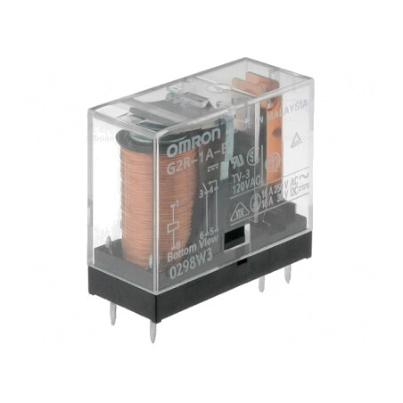 Releu Electromagnetic SPST-NO 5VDC 16A | Electronic-mag.ro | Componente Electronice