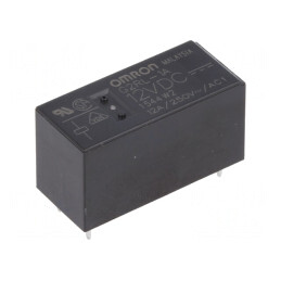 Releu Electromagnetic SPST-NO 12VDC 12A 250VAC PCB | Electronic-mag.ro | Componente Electronice