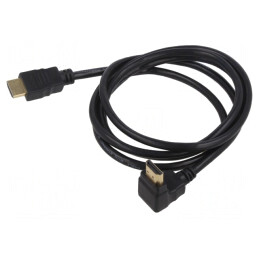 Cablu HDMI 2.0 HDCP 2.2 90° PVC 1,5m | Electronic-mag.ro | Componente Electronice