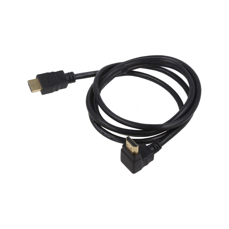 Cablu HDMI 2.0 HDCP 2.2 90° PVC 1,5m | Electronic-mag.ro | Componente Electronice