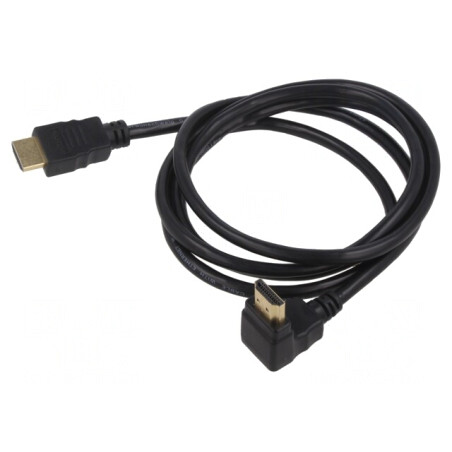 Cablu HDMI 2.0 HDCP 2.2 90° PVC 1,5m | Electronic-mag.ro | Componente Electronice
