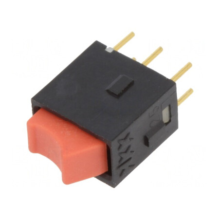 Comutator Bascule ON-ON Roșu 0,1A 28V | Electronic-mag.ro | Componente Electronice