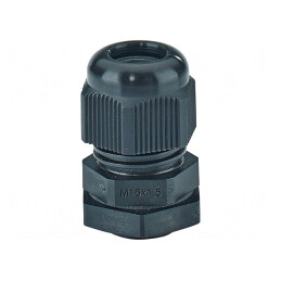 Garnitură de etanșare M16 poliamidă neagră IP66/IP67 | Electronic-mag.ro | Componente Electronice