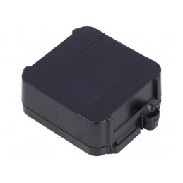 Cutie de conexiuni neagră 44.5x57x19mm | Electronic-mag.ro | Componente Electronice