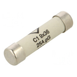 Siguranță GG 25A 400VAC Industrială Cilindrică | Electronic-mag.ro | Componente Electronice