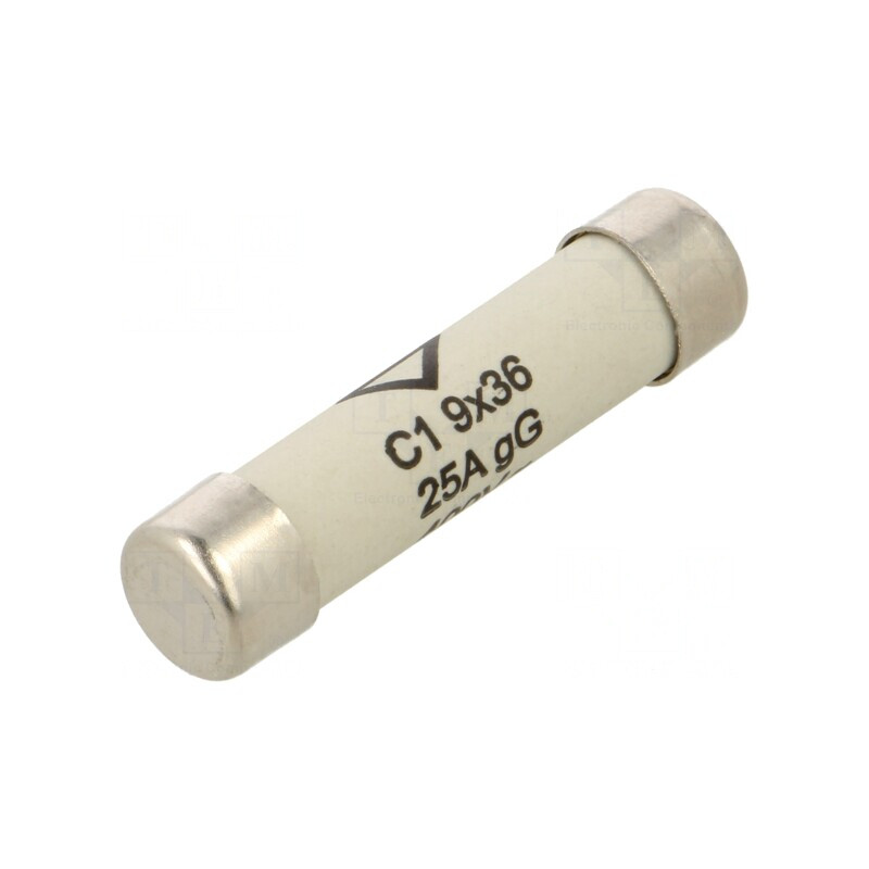 Siguranță GG 25A 400VAC Industrială Cilindrică | Electronic-mag.ro | Componente Electronice