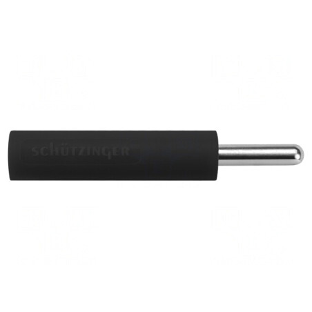 Soclu Banană 4mm 20A Negru Nichelat | Electronic-mag.ro | Componente Electronice