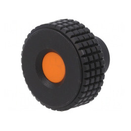 Buton Reglabil Moletat Ø31mm M6 12mm H24mm | Electronic-mag.ro | Componente Electronice