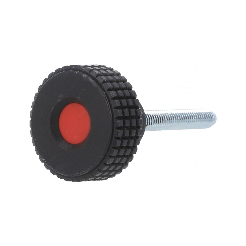 Buton Reglare 31mm M6 Capac Roșu | Electronic-mag.ro | Componente Electronice