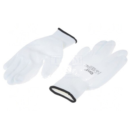 Mănuşi de protecţie albă L | Electronic-mag.ro | Componente Electronice