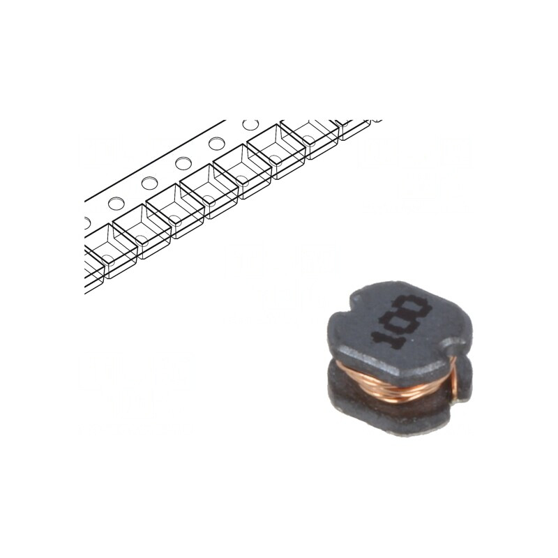 Inductor SMD 10uH 1A 350mΩ | Electronic-mag.ro | Componente Electronice