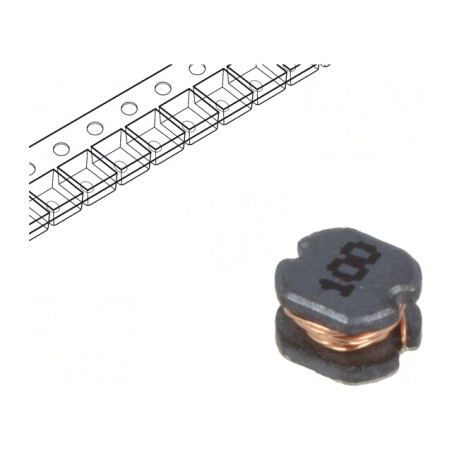 Inductor SMD 10uH 1A 350mΩ | Electronic-mag.ro | Componente Electronice