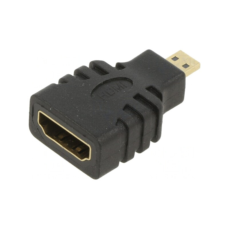 Adaptor HDMI la Micro HDMI Negru | Electronic-mag.ro | Componente Electronice