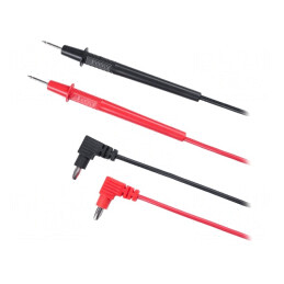 Cabluri de Măsurare 1kV 10A 930mm Negru/Roșu | Electronic-mag.ro | Componente Electronice