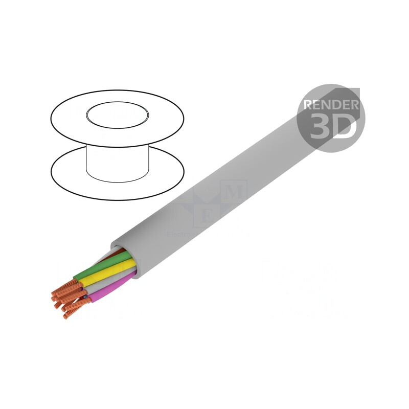 Cablu ELITRONIC LIYY 10x0.5mm² Gri 250V | Electronic-mag.ro | Componente Electronice Cablu ELITRONIC LIYY 10x0.5mm² Gri 250V | Electronic-mag.ro | Componente Electronice