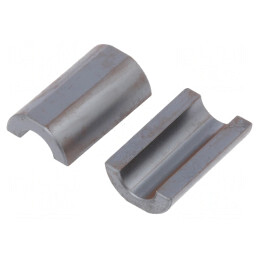 Ferită dublă pentru cablu rotund 9mm 96Ω | Electronic-mag.ro | Componente Electronice