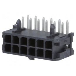 Soclu Micro-Fit 3.0 3mm 12 PIN 8,5A THT | Electronic-mag.ro | Componente Electronice