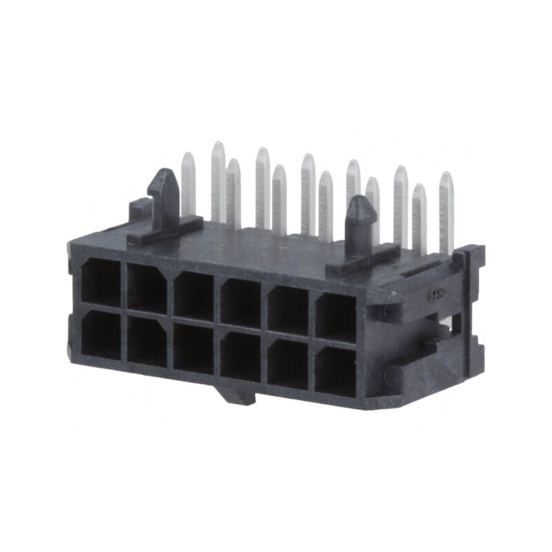Soclu Micro-Fit 3.0 3mm 12 PIN 8,5A THT | Electronic-mag.ro | Componente Electronice