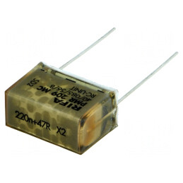 Filtru RC 220nF 47Ω 11,3x16,5x24mm ±20% Raster 20,3mm | Electronic-mag.ro | Componente Electronice