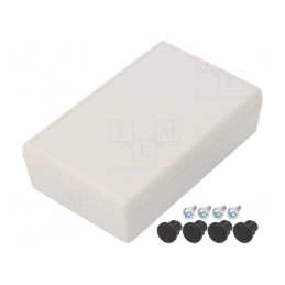 Carcasă Universală ABS Gri Deschis 57x92x25mm | Electronic-mag.ro | Componente Electronice